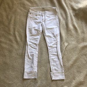 Hudson Jeans | Cropped White Jeans